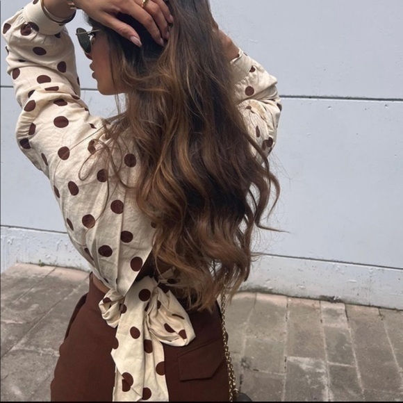 ZARA Polka Dot Top 3505/674 - Picture 7 of 16